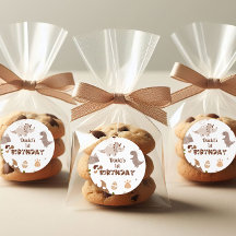 Schattigee Neutral Dinosaur Verjaardag Stickers