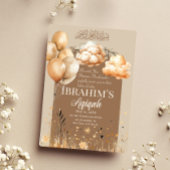 Schattigee Neutrale Kleuren Islamitische Baby Aqiq Kaart