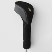 Schattigee Newfoundland Ghost Dog Holding pompoene Golfheadcover (Schuin)