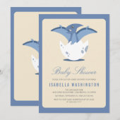 Schattigee nieuw uitgekomen pterodactyl in Baby sh Kaart (Voorkant / Achterkant)