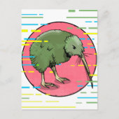 Schattigee Nieuw-Zeelandse kiwi Briefkaart (Voorkant)