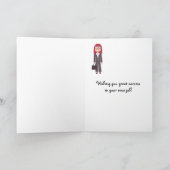 Schattigee nieuwe baan of promotiekaart kaart (Binnen)