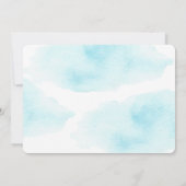 Schattigee nieuwe hoofdstukboeken Baby shower Uitn Kaart (Achterkant)