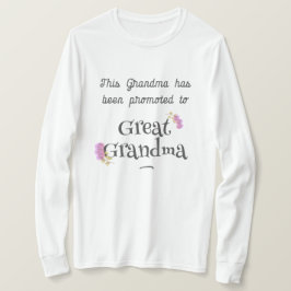 Schattigee nieuwe overgrootmoeder t-shirt