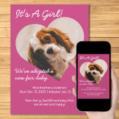 Schattigee nieuwe puppy aankondiging