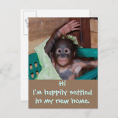 Schattigee nieuwe thuisadreswijziging aankondigingskaart (Voorkant / Achterkant)