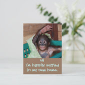 Schattigee nieuwe thuisadreswijziging aankondigingskaart (Staand voorkant)