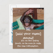 Schattigee nieuwe thuisadreswijziging aankondigingskaart (Voorkant / Achterkant)