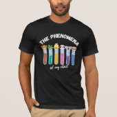 Schattigee nieuwigheid Funny Science Beaker klasse T-shirt (Voorkant)