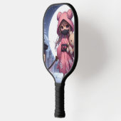 Schattigee Ninja Warrior Girl & Teddy Pickleball Paddle (Links)