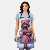 Schattigee Ninja Warrior Girl & Teddy Schort (Gedragen)