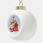 Schattigee Noordpool Santa Ball Ornament (Rechts)