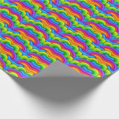 Schattigee nostalgische Kinder regenbogen vormen b Cadeaupapier (Hoek)