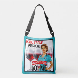 Schattigee Nostalgische Pinup Verpleegster _ Will Crossbody Tas