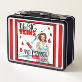 Schattigee nostalgische verpleegster Ik hou van gr (Achterkant)