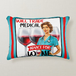 Schattigee nostalgische verpleegster Pinup zal han Accent Kussen