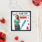 Schattigee Nostalgische Verpleegster_ Vleid jezelf Servet (Insitu)