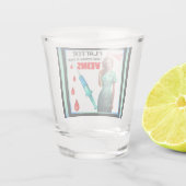 Schattigee Nostalgische Verpleegster_ Vleid jezelf Shot Glas (Achterkant)