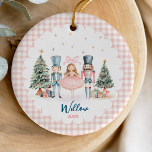 Schattigee Notenkraker feestelijke ballerina vakan Keramisch Ornament
