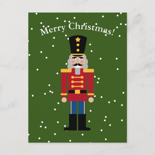 Schattigee notenkraker illustratie Kerst briefkaar Feestdagenkaart (Voorkant)