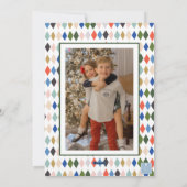 Schattigee Notenkraker Verticale Foto Kerstmis Feestdagenkaart (Achterkant)