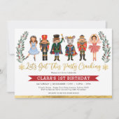 Schattigee notenkrakersfeest winterkerstverjaardag kaart (Voorkant)