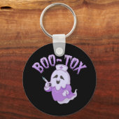 Schattigee Nurse Ghost met Botox Injection Funny S Sleutelhanger (Voorkant)