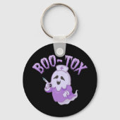 Schattigee Nurse Ghost met Botox Injection Funny S Sleutelhanger (Achterkant)