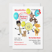 Schattigee Nursery Rhyme Cartoon Kids Verjaardag Kaart (Voorkant)