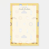 Schattigee NYC-patroongele aangepaste naam Post-it® Notes (Voorkant)