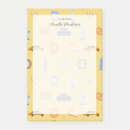 Schattigee NYC-patroongele aangepaste naam Post-it® Notes