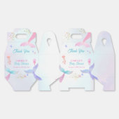 Schattigee Oceaan Zomer Zeemeermin Tail Baby showe Bedankdoosjes (Ongevouwen)