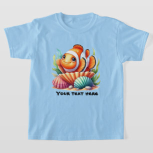 Schattigee oceaanvis aanpasbaar t-shirt