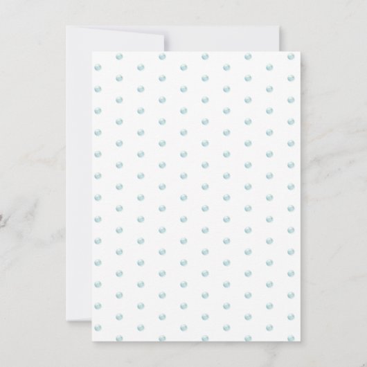 Schattigee Ocean Animals verjaardagsuitnodiging Kaart (Achterkant)