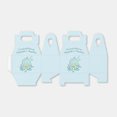 Schattigee Octopus Baby shower Kawaii Bedankdoosjes (Uitgevouwen)