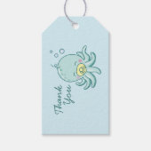 Schattigee Octopus Baby shower Kawaii Dank u Cadeaulabel (Voorkant)