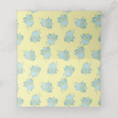 Schattigee Octopus Baby shower Kawaii Plaatskaartje (Binnenkant ongevouwen)