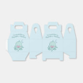 Schattigee Octopus Baby shower Kawaii Roze Meisje Bedankdoosjes (Uitgevouwen)