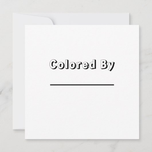 Schattigee octopus en vis | Kleurplaat van kind (Achterkant)