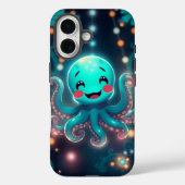 Schattigee Octopus iPhone Case - Stoer & Levendig  (Achterkant)
