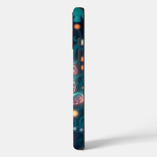 Schattigee Octopus iPhone Case - Stoer & Levendig  (Achterkant / Links)