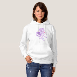 Schattigee Octopus Mom Tekening Art Hoodie