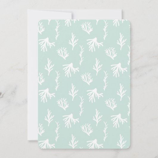 Schattigee octopus onder het Zee Kaart (Achterkant)