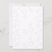 Schattigee Octopus Paarse Bubble Kids Verjaardag Kaart (Achterkant)