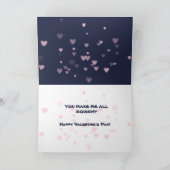 Schattigee Octopus Valentijn Kaart (Binnen)