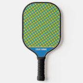 Schattigee Oefening Gym Groene Pickleball Paddle (Achterkant)