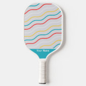 Schattigee off witte professionele pickleball pedd pickleball paddle (Achterkant)