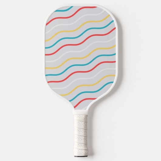 Schattigee off witte professionele pickleball pedd pickleball paddle (Voorkant)