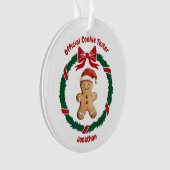 Schattigee officiële cookie tester kerst ornament (voorkant)