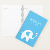 Schattigee olifant aangepaste baby naam agenda pla (Display)